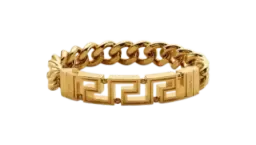 Greca Chain Bracelet - Light Gold