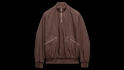 Cotton Blouson Jacket - Ebony