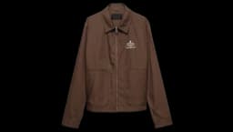 Cotton Blend Blouson Jacket - Ebony