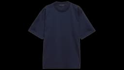 Cotton T-Shirt - Navy Blue