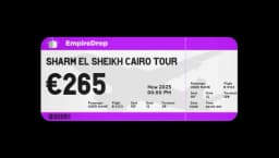 From Sharm El Sheikh: Cairo Pyramids Tour by Plane