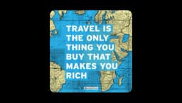 World Map: Travel Is Magnet