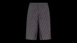 Nylon Bermudas Swimsuit - Black