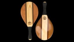 Trancoso Beach Bat Set - Brown Wood