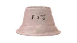 Swimming Man Towel Bucket Hat - Nude/Black