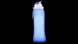 Collapsible Transparent Water Bottle 17oz
