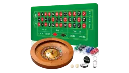 20" Wooden Roulette Wheel Game Set