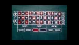 Roulette Layout - Green