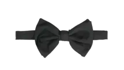 Silk Bow Tie - Black