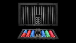 Poker Chip Tray Holder - Black