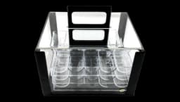 600 Chip Acrylic Storage - Clear