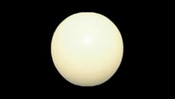 3/4" Roulette Ball - White