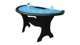 Deluxe Folding Blackjack Table - Oak