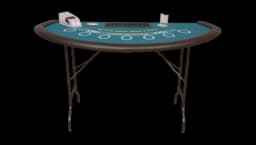 73" Folding Blackjack Table