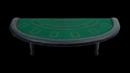 Blackjack Table Top with Legs