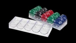 Clear Acrylic Poker Chip Tray
