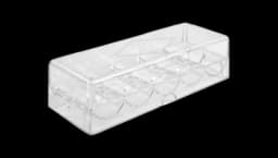 Acrylic Poker Chip Tray with Cover