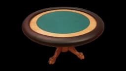 Deluxe Round Poker Table