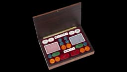 Marsala Poker Chips and Card Set