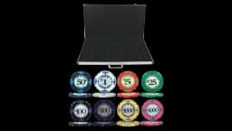 1000 Chip 14gm Ceramic Clay Poker Set