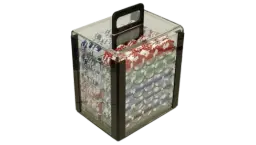 1000 Pro Classic Acrylic Poker Chip Set