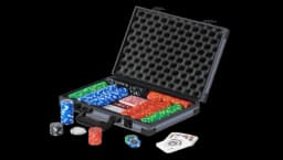 Deluxe Travel Poker Set With Case