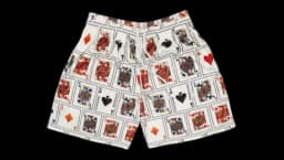 Poker Shorts - White