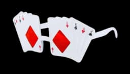 Poker Sunglasses - White