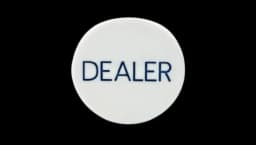 2 Inch Dealer Puck Engraved - White