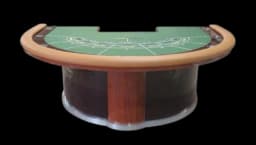 Deluxe Baccarat Table - Cherry