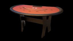 Blackjack Table Regular - Ebony
