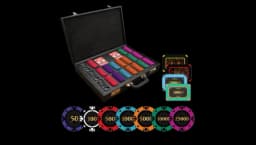 Conquer Gunpowder Poker Chipset 500/30 Pcs