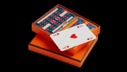 Set of 2 H Tissage Bridge Playing Cards