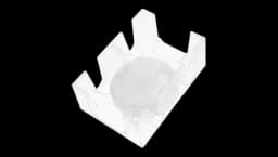 Poker Holder Rotating Card Tray - Clear