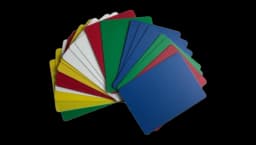 Poker Cut Cards 20 Pack - Multicolor