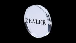 Dealer Button Acrylic