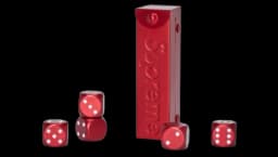 Aluminum Dice Set - Red