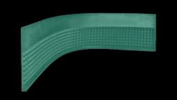 Craps Diamond Pyramid Bumper Rubber - Green