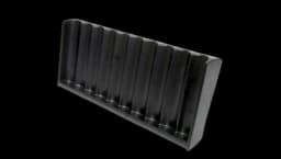 Vertical Plastic Craps Chip Tray - Black