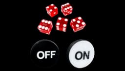 Casino Craps Dice Set - Red