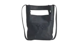 Crinkle Leather Mini Bag - Black