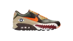 Air Max 90 Premium Warhawk - Dark Army/Orange