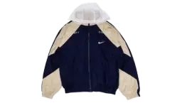 Track Jacket - Navy/Tan