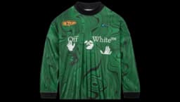 All-Over Print Jersey - Kelly Green/White