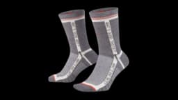 Socks - Grey/Orange