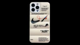 Iphone 16 Pro Max Nike Off-White 3D Case - Cream