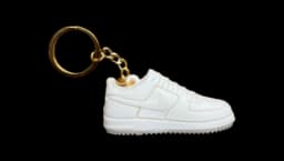 Nike Air Force 1 Keychain - White
