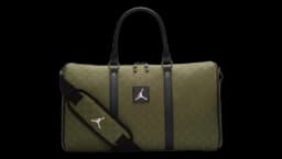 Jordan Monogram Duffle Bag - Green Zipper/Green