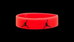 Jordan Silicone Bracelet - Red