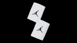 Jordan Jumpman Wristbands - White/Black